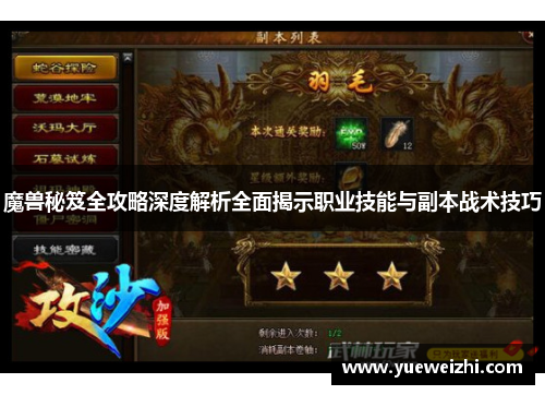 魔兽秘笈全攻略深度解析全面揭示职业技能与副本战术技巧